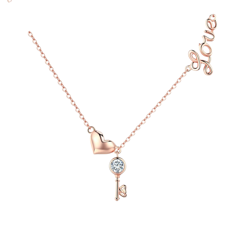 New Keyhart Halskette