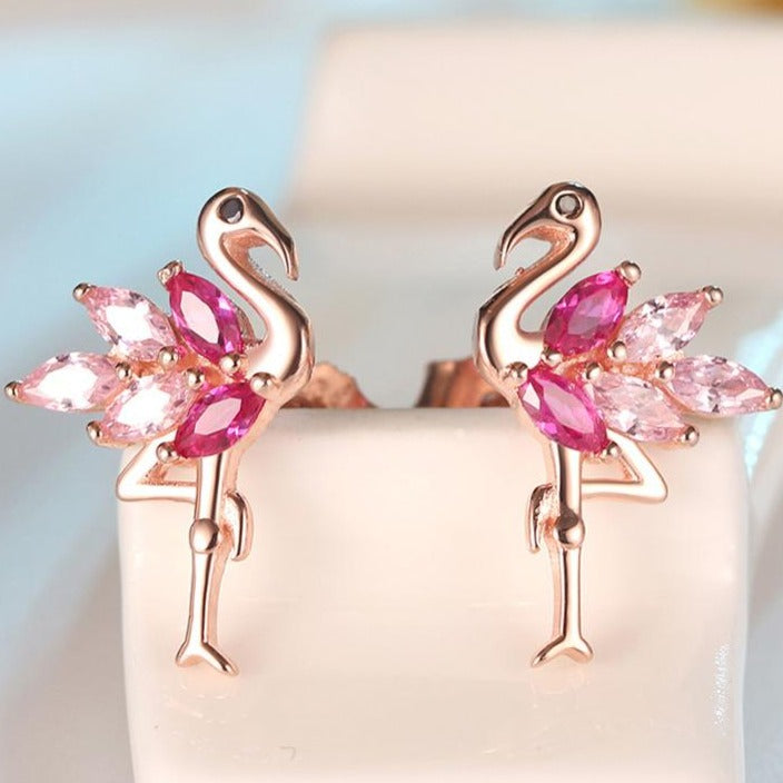 Flamingo Ohrring