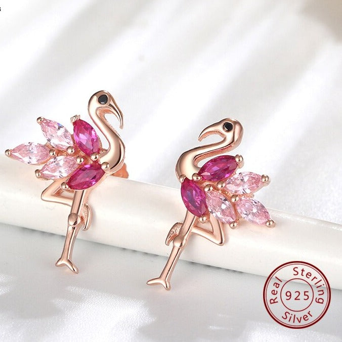 Flamingo Ohrring