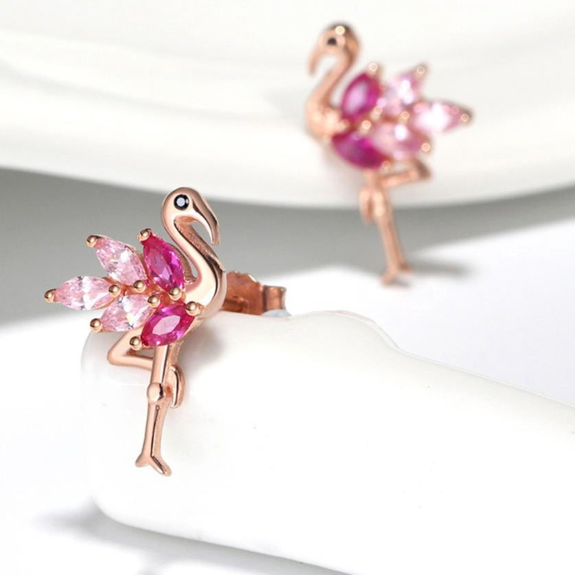 Flamingo Ohrring