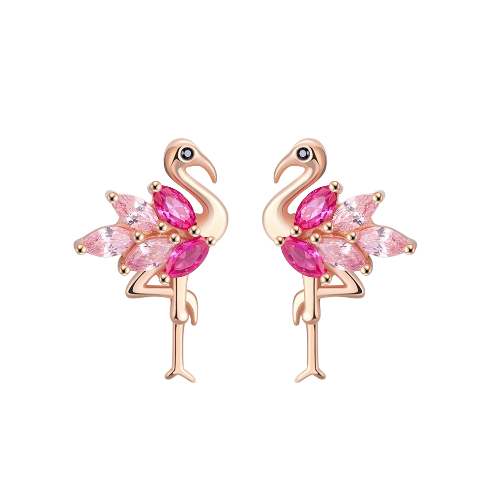 Flamingo Ohrring